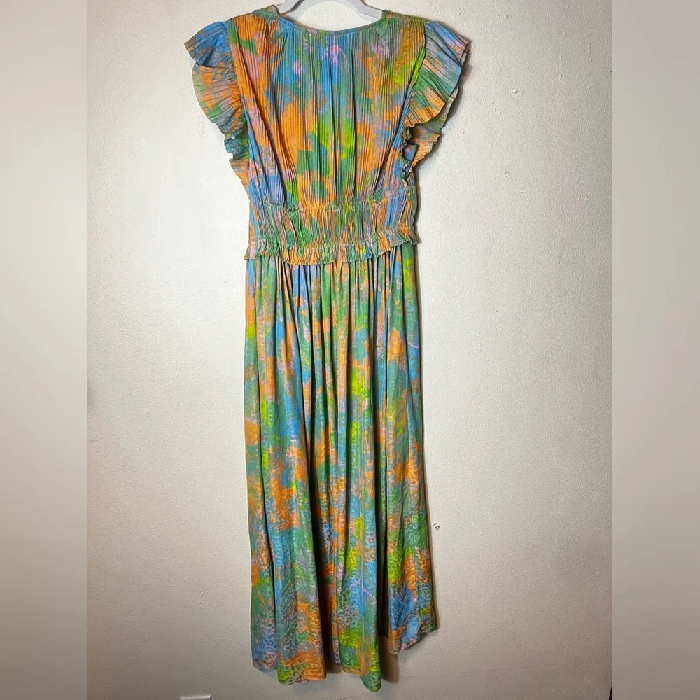 Current Air Women's Mara Abstract Pleated Maxi
Dress colorful Size XS - Picture 7 of 7